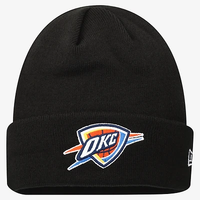 Men's New Era Black Oklahoma City Thunder OTC Cuffed Knit Hat