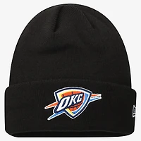 Men's New Era Black Oklahoma City Thunder OTC Cuffed Knit Hat