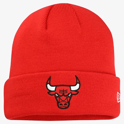 Men's New Era Red Chicago Bulls OTC Cuffed Knit Hat