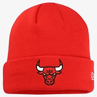Men's New Era Red Chicago Bulls OTC Cuffed Knit Hat