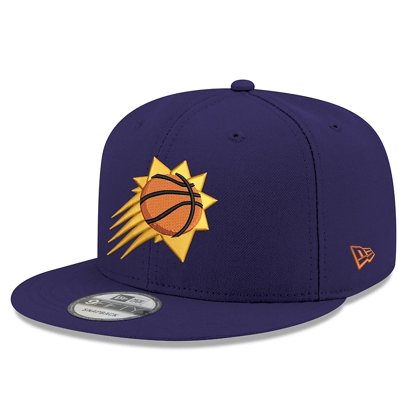 Men's New Era  Purple Phoenix Suns Team 9FIFTY Snapback Hat