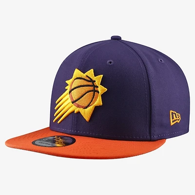 Men's New Era Purple Phoenix Suns Two-Tone 9FIFTY Snapback Hat