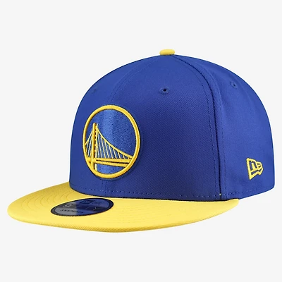 Men's New Era  Royal Golden State Warriors Two-Tone 9FIFTY Snapback Hat