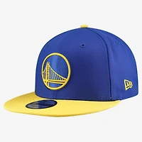 Men's New Era  Royal Golden State Warriors Two-Tone 9FIFTY Snapback Hat