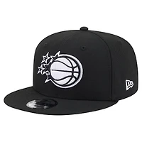 Men's New Era  Black Orlando Magic Team 9FIFTY Snapback Hat