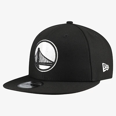 Men's New Era  Black Golden State Warriors Team 9FIFTY Snapback Hat
