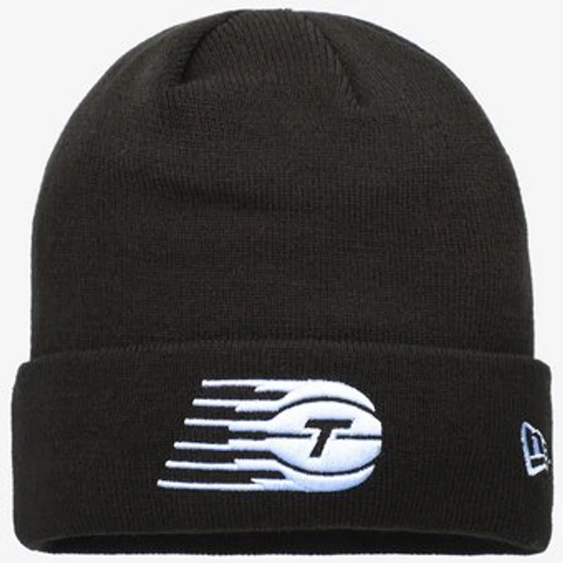 Men's New Era Black Toronto Tempo Cuffed Knit Hat