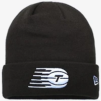 Men's New Era Black Toronto Tempo Cuffed Knit Hat