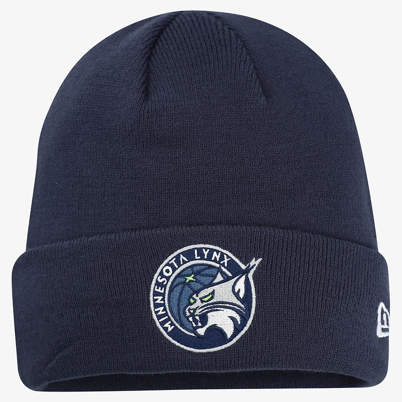 Men's New Era Navy Minnesota Lynx Cuffed Knit Hat