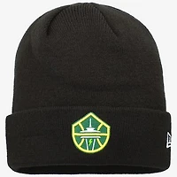 Men's New Era Black Seattle Storm Cuffed Knit Hat