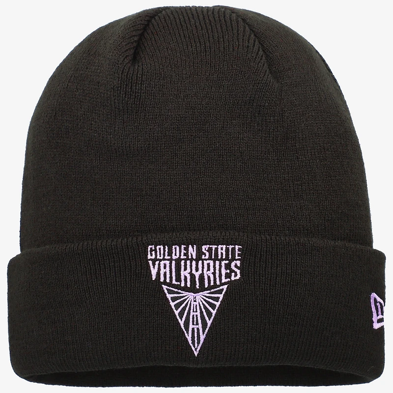 Men's New Era Black Golden State Valkyries Cuffed Knit Hat