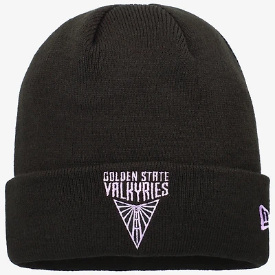 Men's New Era Black Golden State Valkyries Cuffed Knit Hat