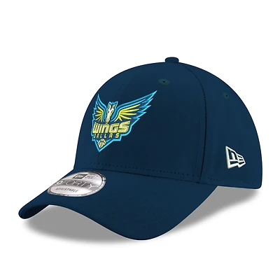 Men's New Era Navy Dallas Wings Team 9FORTY Adjustable Hat