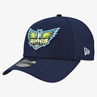 Men's New Era Navy Dallas Wings Team 9FORTY Adjustable Hat