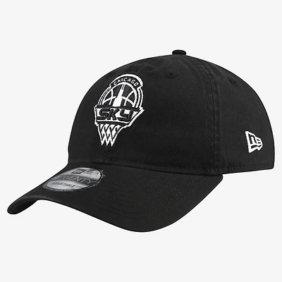 Men's New Era Black Chicago Sky Black & White 9TWENTY Adjustable Hat