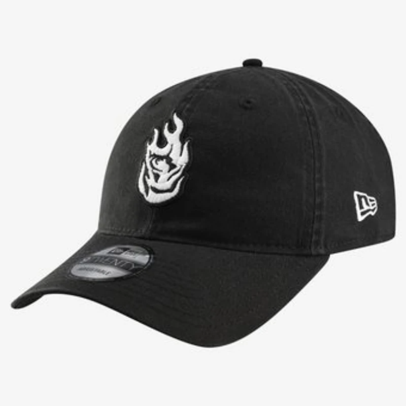 Men's New Era Black Portland Fire 9TWENTY Adjustable Hat