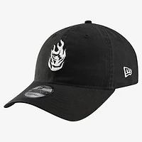 Men's New Era Black Portland Fire 9TWENTY Adjustable Hat