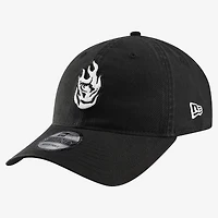 Men's New Era Black Portland Fire 9TWENTY Adjustable Hat