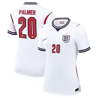 Women's Nike Cole Palmer White England National Team 2026 Home Stadium Replica Jersey