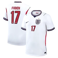 Men's Nike Phil Foden White England National Team 2026 Home Stadium Replica Jersey
