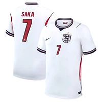 Men's Nike Bukayo Saka White England National Team 2026 Home Stadium Replica Jersey