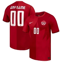 Men's Nike  Red Canada Soccer 2026 Home Match Authentic Custom Jersey