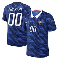 Men's Nike  Blue France National Team 2026 Home Match Authentic Custom Jersey