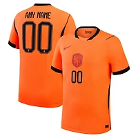 Men's Nike  Orange Netherlands National Team 2026 Home Match Authentic Custom Jersey