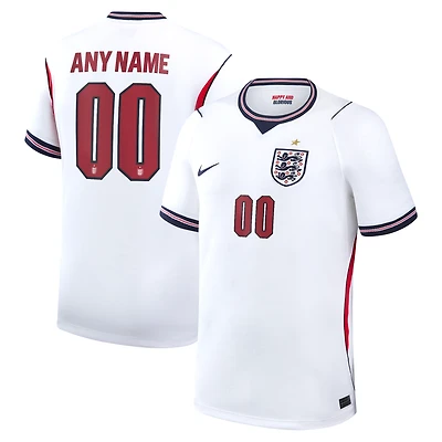 Men's Nike White England National Team 2026 Home Stadium Replica Custom Jersey
