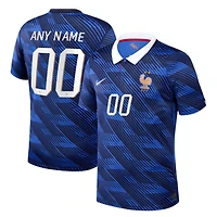Men's Nike  Blue France National Team 2026 Home Stadium Replica Custom Jersey