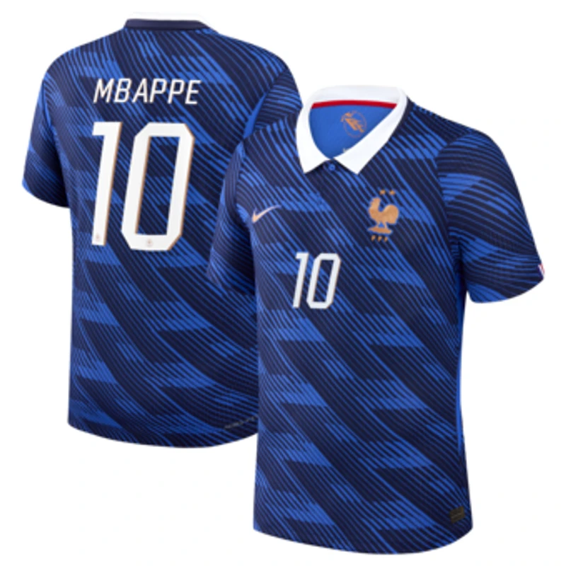 Men's Nike Kylian Mbappé Blue France National Team 2026 Home Match Authentic Jersey