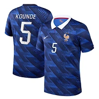 Men's Nike Jules Koundé Blue France National Team 2026 Home Stadium Replica Jersey