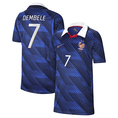 Youth Nike Ousmane Dembélé Blue France National Team 2026 Home Stadium Replica Jersey
