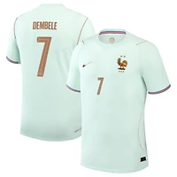 Men's Nike Ousmane Dembélé Green France National Team 2026 Away Match Authentic Jersey