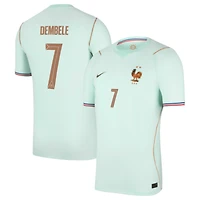 Men's Nike Ousmane Dembélé Green France National Team 2026 Away Stadium Replica Jersey