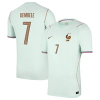 Men's Nike Ousmane Dembélé Green France National Team 2026 Away Stadium Replica Jersey