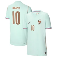 Youth Nike Kylian Mbappé Green France National Team 2026 Away Match Authentic Jersey