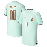 Youth Nike Kylian Mbappé Green France National Team 2026 Away Stadium Replica Jersey