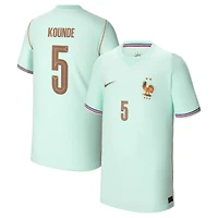 Youth Nike Jules Koundé Green France National Team 2026 Away Stadium Replica Jersey