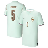 Youth Nike Jules Koundé Green France National Team 2026 Away Stadium Replica Jersey