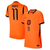 Youth Nike Cody Gakpo Orange Netherlands National Team 2026 Home Stadium Replica Jersey