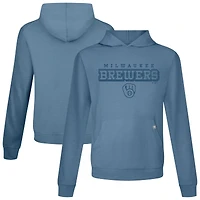 Men's Levelwear Blue Milwaukee Brewers Relay Hoodie
