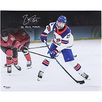 Brock Nelson Team USA Autographed 16" x 20" 2026 Winter Olympics Gold Medal Winner Photograph with "26 Gold Medal" Inscription
