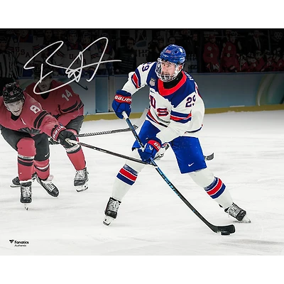 Brock Nelson Team USA Autographed 16" x 20" 2026 Winter Olympics Gold Medal Winner Photograph