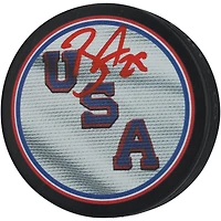 Brock Nelson Team USA Autographed 2026 Winter Olympics Hockey Puck