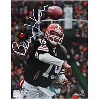 Bernie Kosar Cleveland Browns Autographed 11" x 14" Passing Photograph