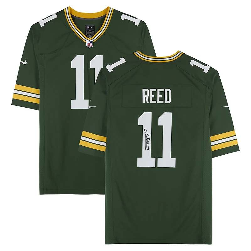 Jayden Reed Green Bay Packers Autographed Green Nike Game Jersey
