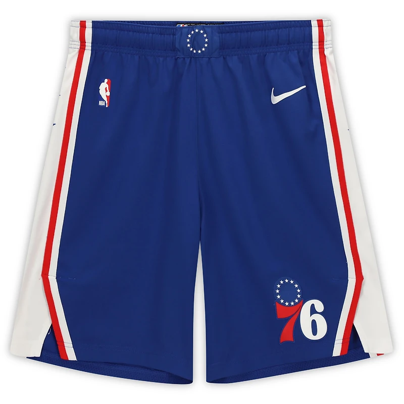 Philadelphia 76ers Team-Issued Royal Nike Shorts from the 2025-26 NBA Season