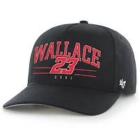 Men's '47  Black Bubba Wallace Roscoe Hitch Adjustable Hat