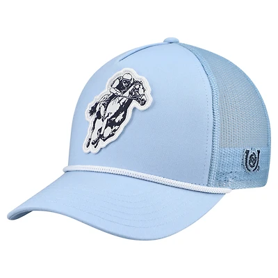 Men's Vineyard Vines  Light Blue Kentucky Derby Racing Graphic Trucker Adjustable Hat